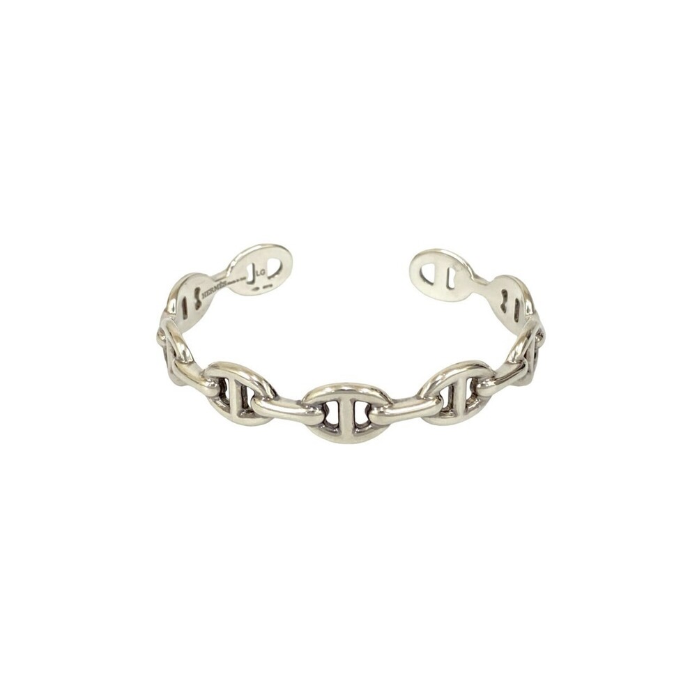 HERMES Silver Bracelet